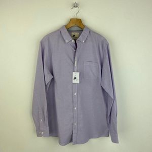 ALEX VANDO Pastel Purple Men Shirt NWT 100% Cotton